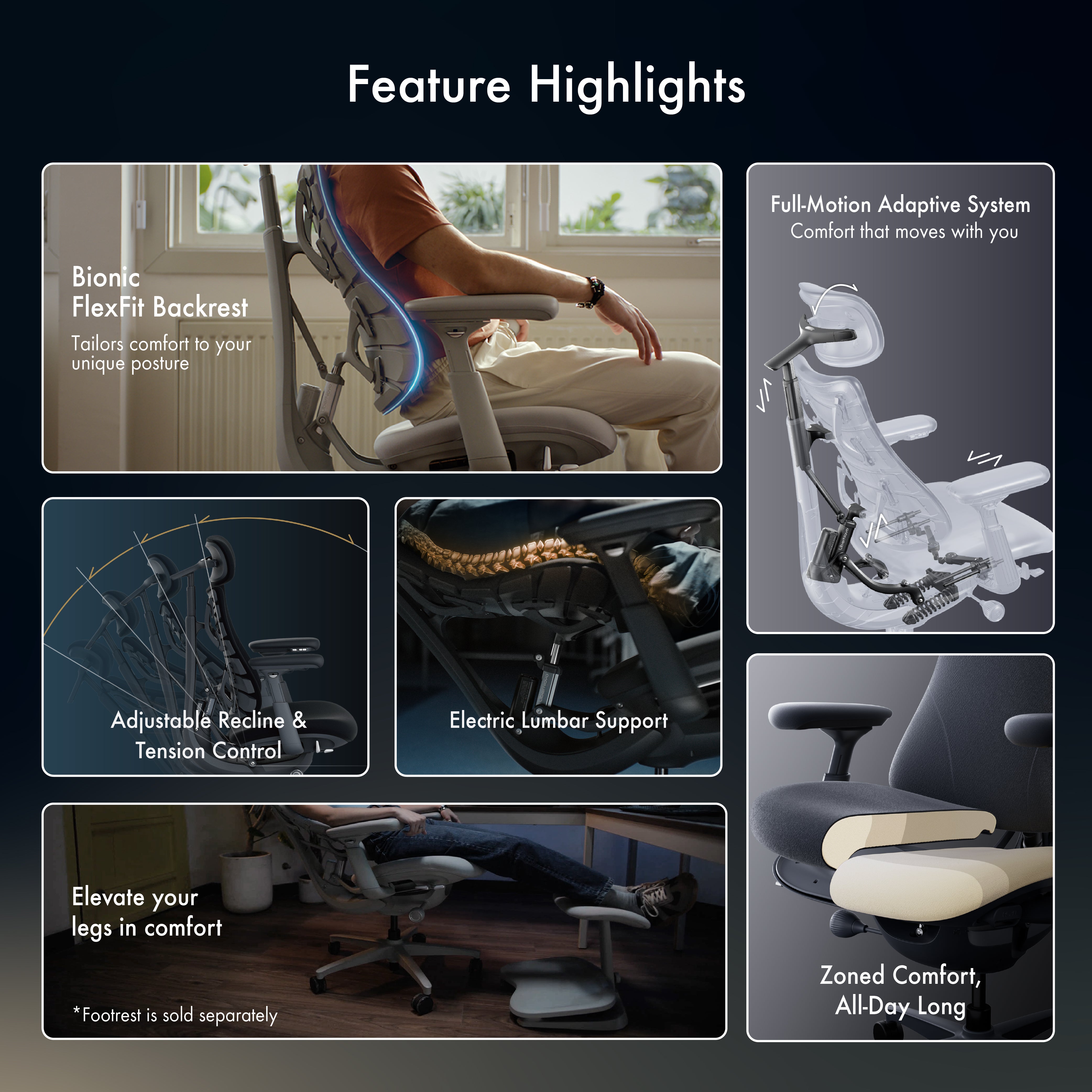 [Pre-Order, ETA: 11 Nov for Space Gray, 31 Dec for Midnight Black] LiberNovo Omni Dynamic Ergonomic Chair